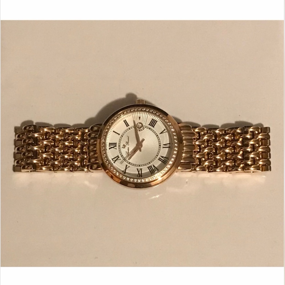 Lucien Piccard Women's Watch Fantasio Quartz Crystal Accented Bracelet Watch